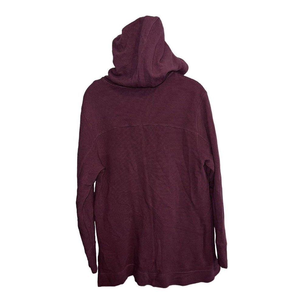 ATHLETA Coaster Luxe Waffle Hoodie Oversized With Pockets Tawny Rose - Picture 6 of 12